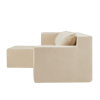 Sectional Couch Covers L Shape Sofa Covers, 2 Pcs Anti-Slip Sofa for 3 + 3 Seaters Chaise Cushion Couch with Pillowcases