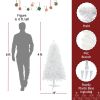 4ft White Artificial Christmas Tree Prelit With Stand ,100 Warm White Led Lights