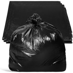 Plastics 30 Gallon Trash Bags (1.6 MIL - 100PCS) 31" x 35" - Large Heavy Duty Can Liners - Plastic Black Garbage Bags for Lawn, Leaf, Contractor, Yard