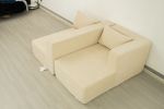 (Video)Compressed Modern Modular Sectional Sofa, L-Shaped Couch Minimalist 2 Pieces Cloud Couch foam Sofa with Pillows for Living Room Apartment