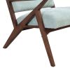 30" Mid-Century Modern Accent Chair with Plush Cushions, Angled Arm Design, and Sturdy Solid Wood Frame ‚Äì Perfect for Cozy Living Room, Bedroom