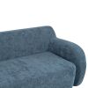 U_Style 81.5" Minimalist Compression Sofa, Curved Design, 3-Seater Casual Sofa for Living Rooms, Bedrooms, and Apartments