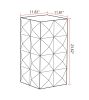 23.62"Height Three-dimensional Embossed Pattern Design Retro Coffee Table Retro Furniture