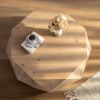 38"Three-dimensional Embossed Pattern Design American Retro Style Coffee Table(Same SKU:W757136671)
