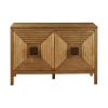 2-Door Accent Cabinet with Adjustable Shelves