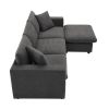 [VIDEO provided] [New] 100.4*64.6" Modern Sectional Sofa,L-shaped Couch Set with 2 Free pillows