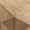 23.62"Height Three-dimensional Embossed Pattern Design Retro Coffee Table Retro Furniture