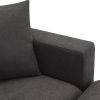 [VIDEO provided] [New] 100.4*64.6" Modern Sectional Sofa,L-shaped Couch Set with 2 Free pillows