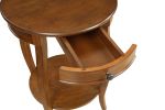 ACME Alysa End Table in Walnut 82814
