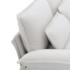 [VIDEO provided][New]109.8*55.9" Modern U-shaped Sectional Sofa with Waist Pillows,6-seat Upholstered Symmetrical Sofa Furniture