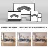 [VIDEO provided] [New]116*116" Modular L Shaped Sectional Sofa,Luxury Floor Couch Set,Upholstered Indoor Furniture