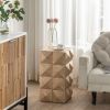 23.62"Height Three-dimensional Embossed Pattern Design Retro Coffee Table Retro Furniture