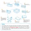 [VIDEO provided] [New]116*116" Modular L Shaped Sectional Sofa,Luxury Floor Couch Set,Upholstered Indoor Furniture