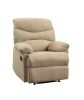 ACME Arcadia Recliner (Motion) in Beige Microfiber 00626