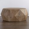 38"Three-dimensional Embossed Pattern Design American Retro Style Coffee Table(Same SKU:W757136671)