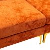 COOLMORE U-shape sectional sofa with Ottoman , Reversible Sofa Couch for Living Room,Spacious Furniture
