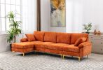 COOLMORE U-shape sectional sofa with Ottoman , Reversible Sofa Couch for Living Room,Spacious Furniture