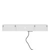 Floating TV Stand Wall Mounted with 16 Color LEDs,63" Modern TV Stand,Floating TV Cabinet Entertainment Center for 55 60 65 Inch TV,White