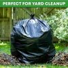 Plastics 30 Gallon Trash Bags (1.6 MIL - 100PCS) 31" x 35" - Large Heavy Duty Can Liners - Plastic Black Garbage Bags for Lawn, Leaf, Contractor, Yard