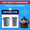Plastics 25 Gallon Trash Bags (1.6 MIL - 150PCS) 27" x 31" - Large Heavy Duty Can Liners - Plastic Black Garbage Bags for Lawn, Leaf, Contractor, Yard