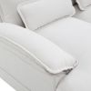 [VIDEO provided][New]109.8*55.9" Modern U-shaped Sectional Sofa with Waist Pillows,6-seat Upholstered Symmetrical Sofa Furniture