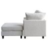 104''x65'' Modern Sectional Deep Seat Sofa with wireless Charging,USB Charging Port,Bluetooth Speaker,4seat Boucle Modular Couch with2pcs toss pillows