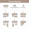 [New]81" Reversible Sectional Couch with Storage Chaise L-Shaped Sofa for Apartment Sectional Set ,Sectional Sofa with Ottoman