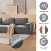 [VIDEO provided] [New]116*116" Modular L Shaped Sectional Sofa,Luxury Floor Couch Set,Upholstered Indoor Furniture
