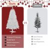 4ft White Artificial Christmas Tree Prelit With Stand ,100 Warm White Led Lights