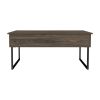 Trumbel Rectangle Lift Top Coffee Table Dark Walnut