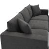 [VIDEO provided] [New] 100.4*64.6" Modern Sectional Sofa,L-shaped Couch Set with 2 Free pillows