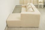 (Video)Compressed Modern Modular Sectional Sofa, L-Shaped Couch Minimalist 2 Pieces Cloud Couch foam Sofa with Pillows for Living Room Apartment