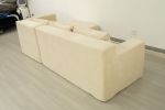 (Video)Compressed Modern Modular Sectional Sofa, L-Shaped Couch Minimalist 2 Pieces Cloud Couch foam Sofa with Pillows for Living Room Apartment