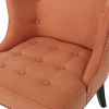 Fabric Occaisional Chair, Orange