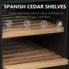 25L Cigar Humidors with Cooling and Heating Function , 150Counts Capacity Cigar Humidor Humidifiers with Constant Temperature Controller