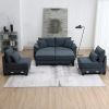 [VIDEO provided] [New] 133*65" Corduroy Modular Sectional Sofa,U Shaped Couch with Armrest Bags,6 Seat Freely Combinable Sofa Bed