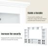 [VIDEO provided] ON-TREND Minimalism Entertainment Wall Unit with Bridge, Modern TV Console Table for TVs Up to 70"