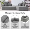[VIDEO provided][New] Oversized Modular Sectional Sofa,Luxury Boucle Floor Couch Set,Convertible Compressed Couch