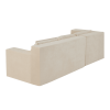 Sectional Couch Covers L Shape Sofa Covers, 2 Pcs Anti-Slip Sofa for 3 + 3 Seaters Chaise Cushion Couch with Pillowcases