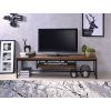 ACME Bob TV Stand in Weathered Oak & Black 91780