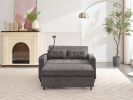 Futon Chair Bed Convertible Chair 3-in-1 Pull Out Sleeper Chair Beds with USB Ports,Wear-resistant and Anti-scratch