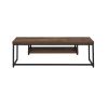 ACME Bob TV Stand in Weathered Oak & Black 91780
