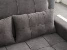 Futon Chair Bed Convertible Chair 3-in-1 Pull Out Sleeper Chair Beds with USB Ports,Wear-resistant and Anti-scratch