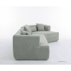 [VIDEO PROVIDED][ New And Upgraded Extended Edition]Modular sofa , modern minimalist style sofa, upholstered , free combination, round fiber fabric