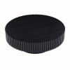 BLACK MDF coffee table 39.37inch Modern Handcraft Drum Coffee Table Round Wood Coffee Table for Living Room, Apartment
