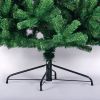 Artificial Christmas Tree Full Natural Spruce PVC Fir Tree 7.5ft Foldable Metal Stand Unlit Green