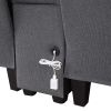 [VIDEO provided] [New] 114.2" Upholstered Sofa with Console, 2 Cupholders and 2 USB Ports Wired or Wirelessly Charged