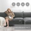 [VIDEO provided][New]118*55" Modern L-shaped Chenille Cloud Sofa with Double Seat Cushions,5-seat Upholstered Indoor Furniture