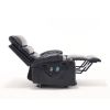21"seat width,large size Electric Power Lift Recliner Chair Sofa for Elderly, 8 point vibration Massage and lumber heat, Remote Control