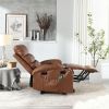 21"seat width,large size Electric Power Lift Recliner Chair Sofa for Elderly, 8 point vibration Massage and lumber heat, Remote Control